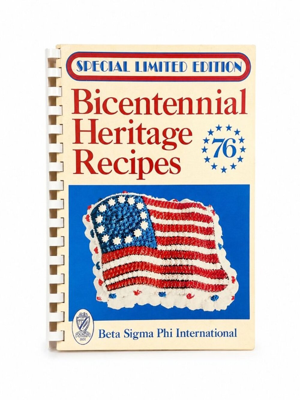 Vintage Cookbook 1976 Bicentennial Heritage Recipes Cookbook Beta Sigma Phi Inte